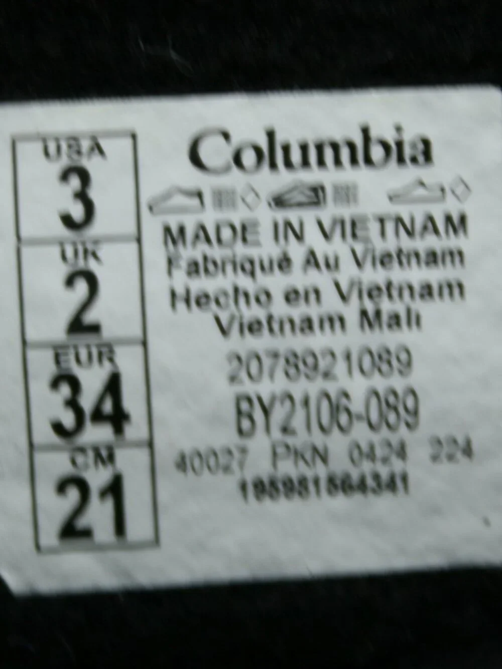 Columbia Youth 3 Big Boys/Girls Powderbug Snowlite Strap 400g Snow Winter Boots - Picture 7 of 9